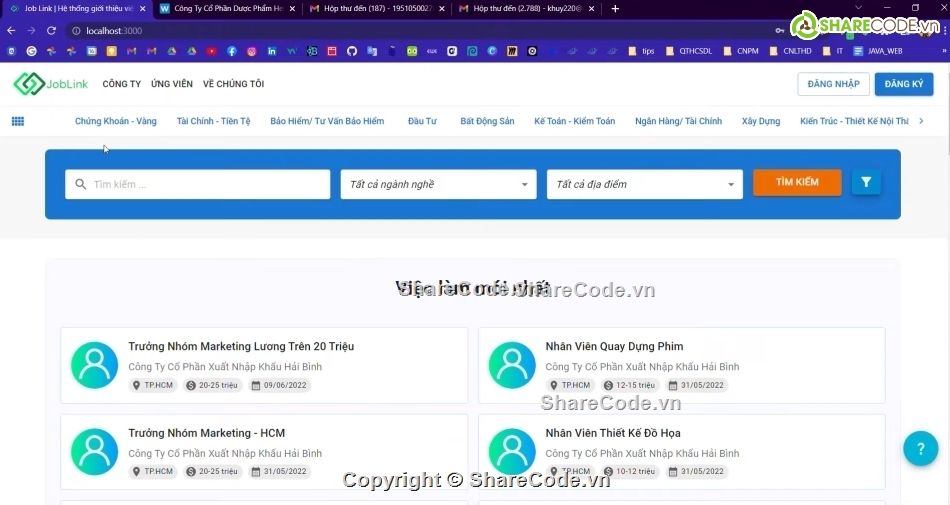 tuyển dụng,Website Website tuyển dụng,đồ án,fullbaocao